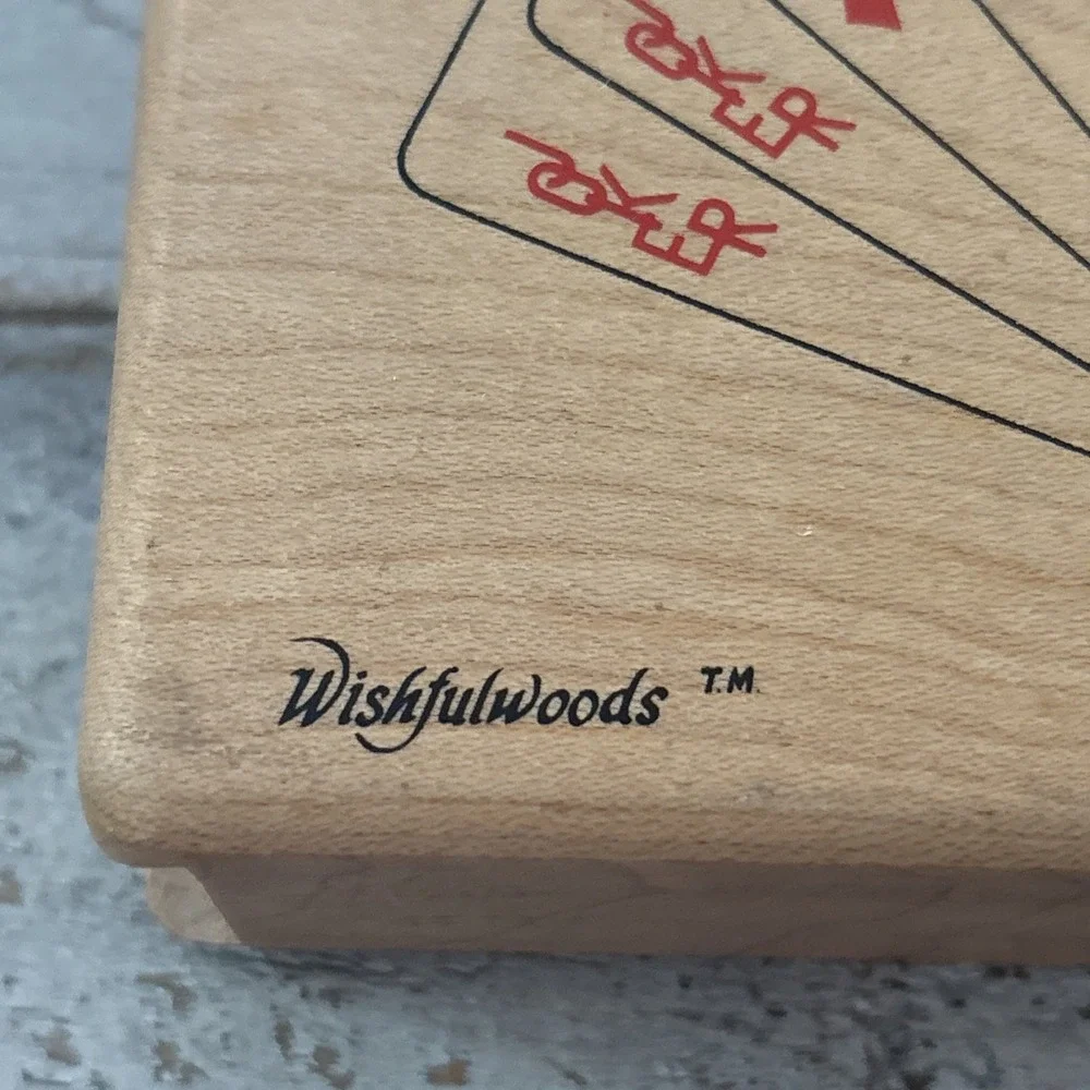 Wishfulwoods‎ Maple Box Vintage  Playing Cards ~ 2 Full Desks w/Jokers